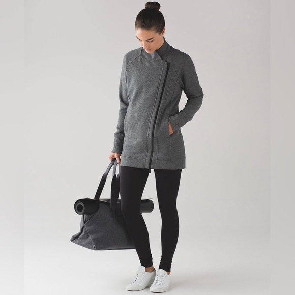 lululemon athletica Jackets & Blazers - Lululemon Back To It Wrap Sz 8 In Heathered Vapor